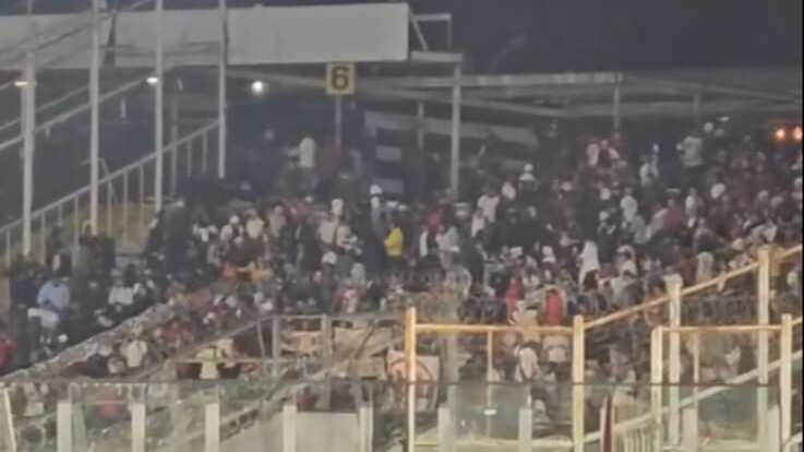 Agresión en Estadio Monumental
