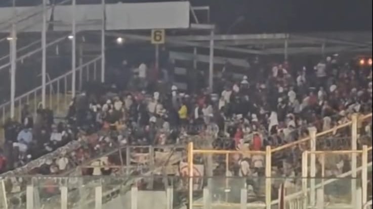 Agresión en Estadio Monumental