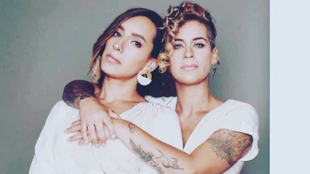 María Jimena Pereyra y su esposa | Fuente: Instagram