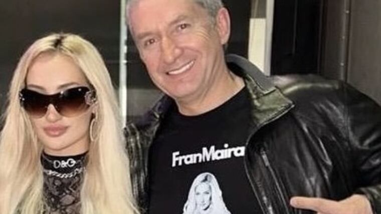 Fran Maira junto a su papá | Instagram