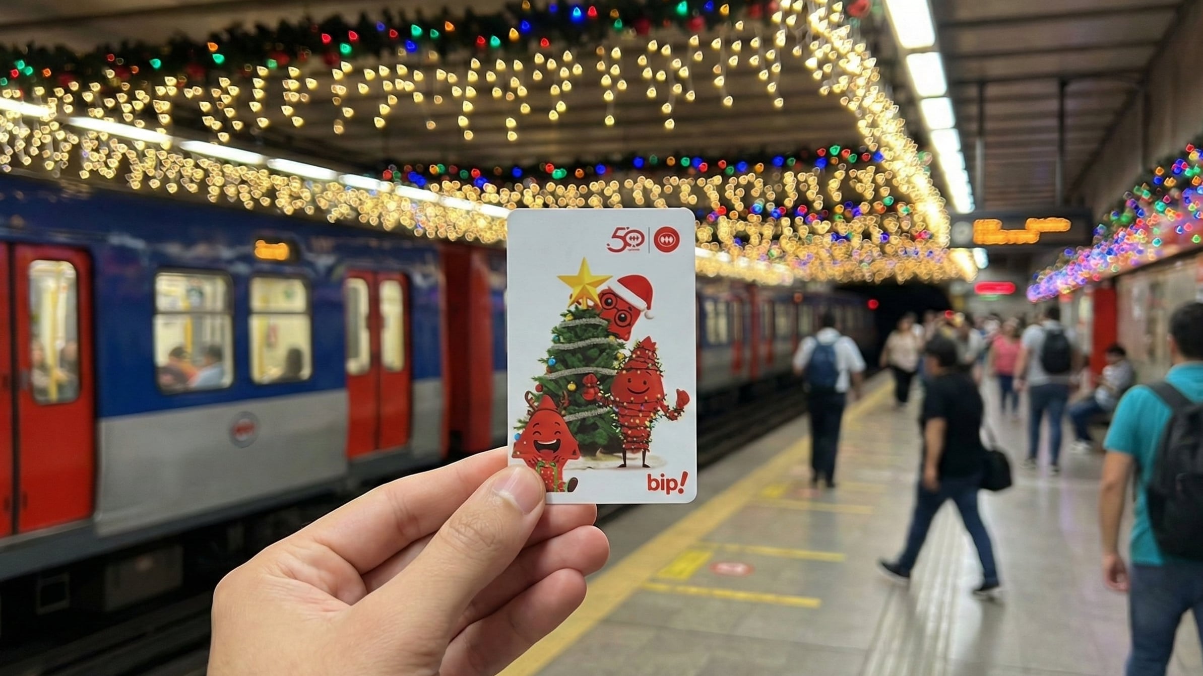 La tarjeta estará disponible desde este jueves en estaciones seleccionadas de distintas líneas del Metro de Santiago.