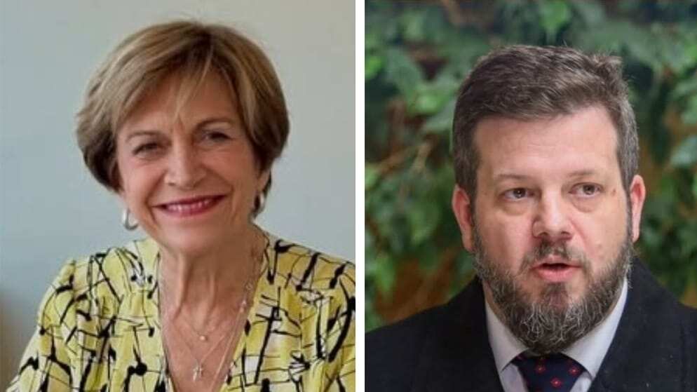 Evelyn Matthei y Johannes Kaiser