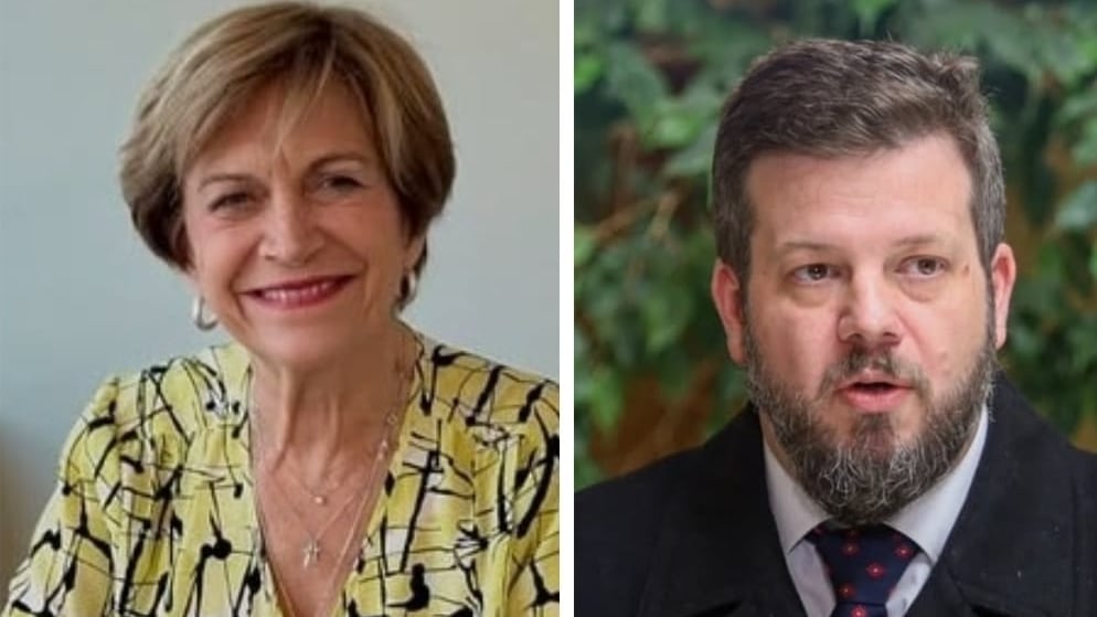Evelyn Matthei y Johannes Kaiser