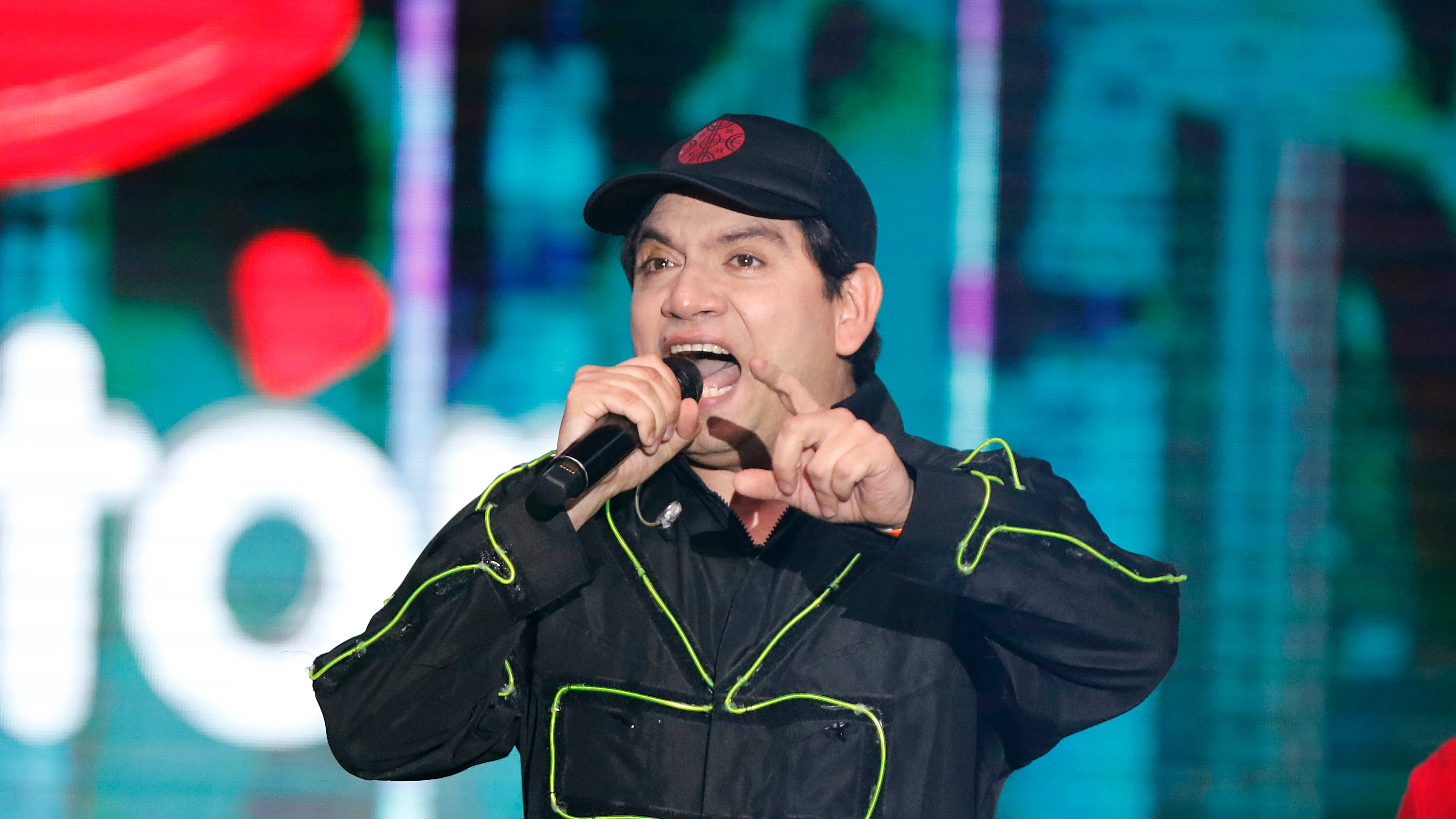 Don Rorro, vocalista de Sinergia Teletón 2017 bloque mediodía | FOTO: LEONARDO RUBILAR/AGENCIAUNO