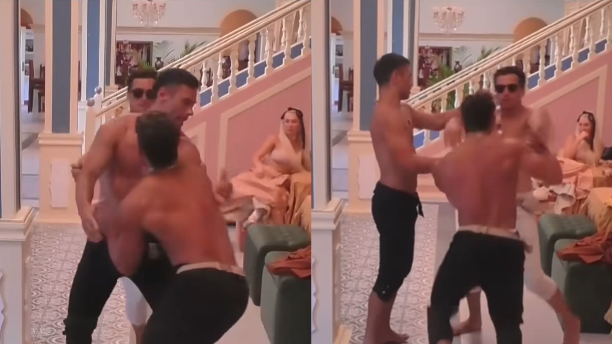 Pangal Andrade y Austin Palao en “¿Ganar o Servir?”