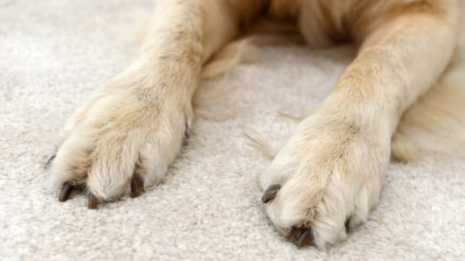 Foto Meganoticias perro en la alfombra