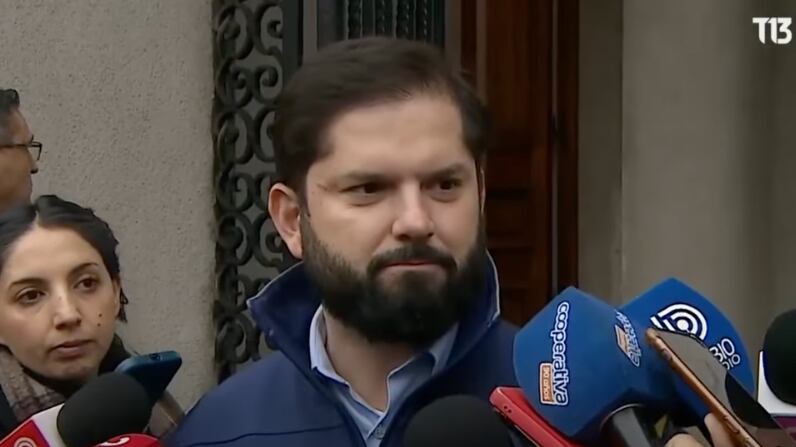 Presidente Gabriel Boric | Captura: T13