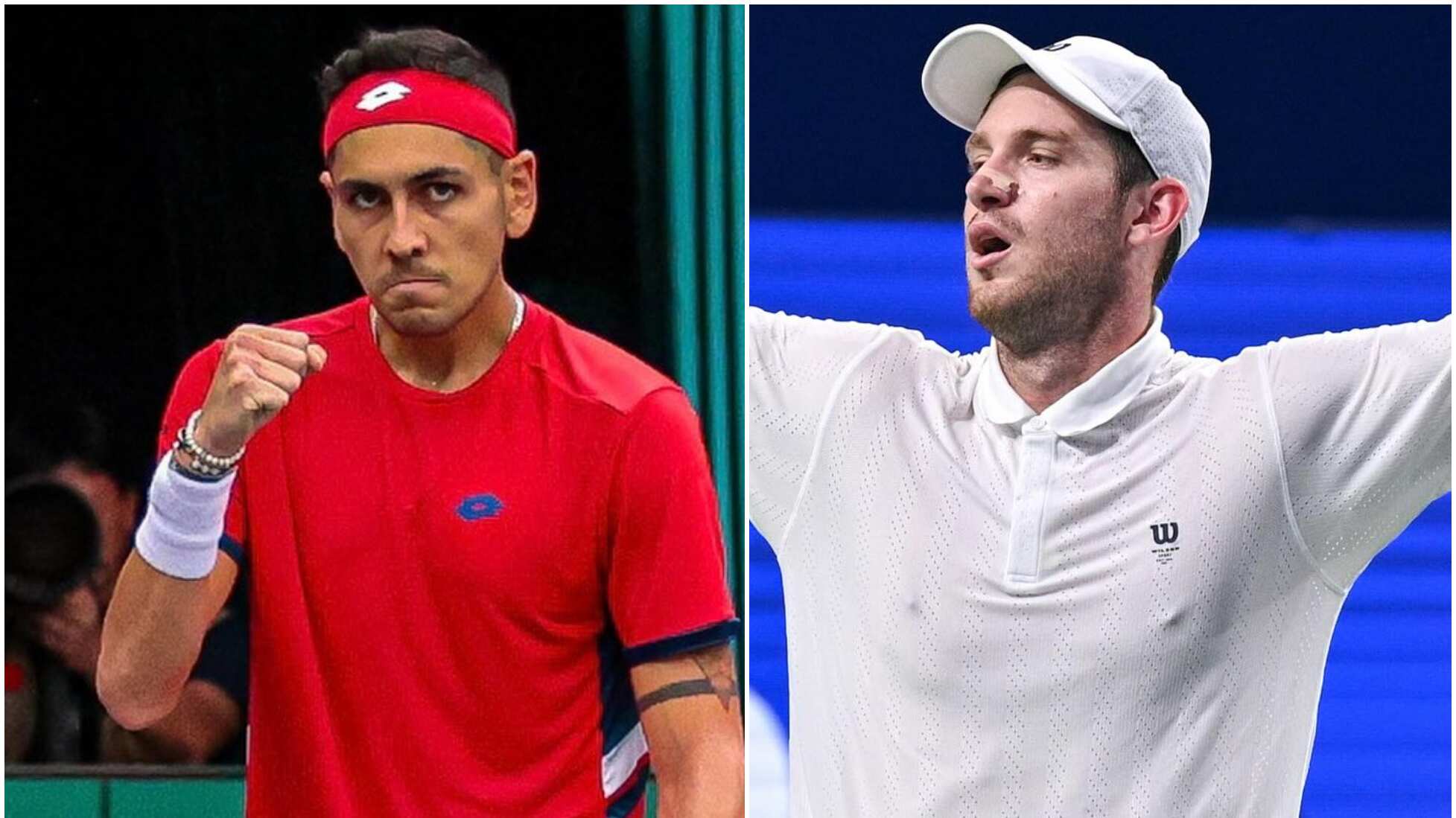 Alejandro Tabilo y Nicolás Jarry