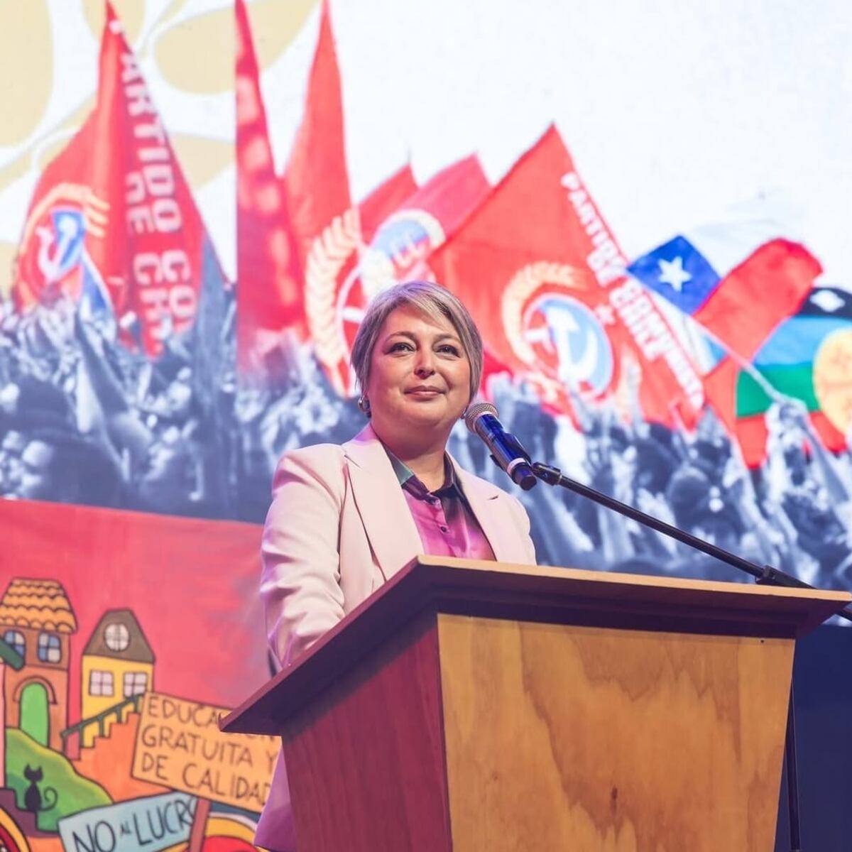 Jeannette Jara lidera encuestas primera vuelta presidencial Jeannette Jara lidera encuestas primera vuelta presidencial