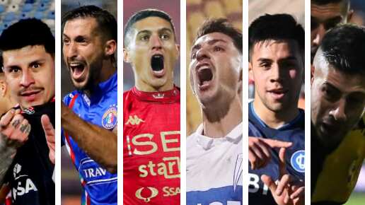 Rubio, Sosa, Garate, Zampedri, Aravena y Holgado