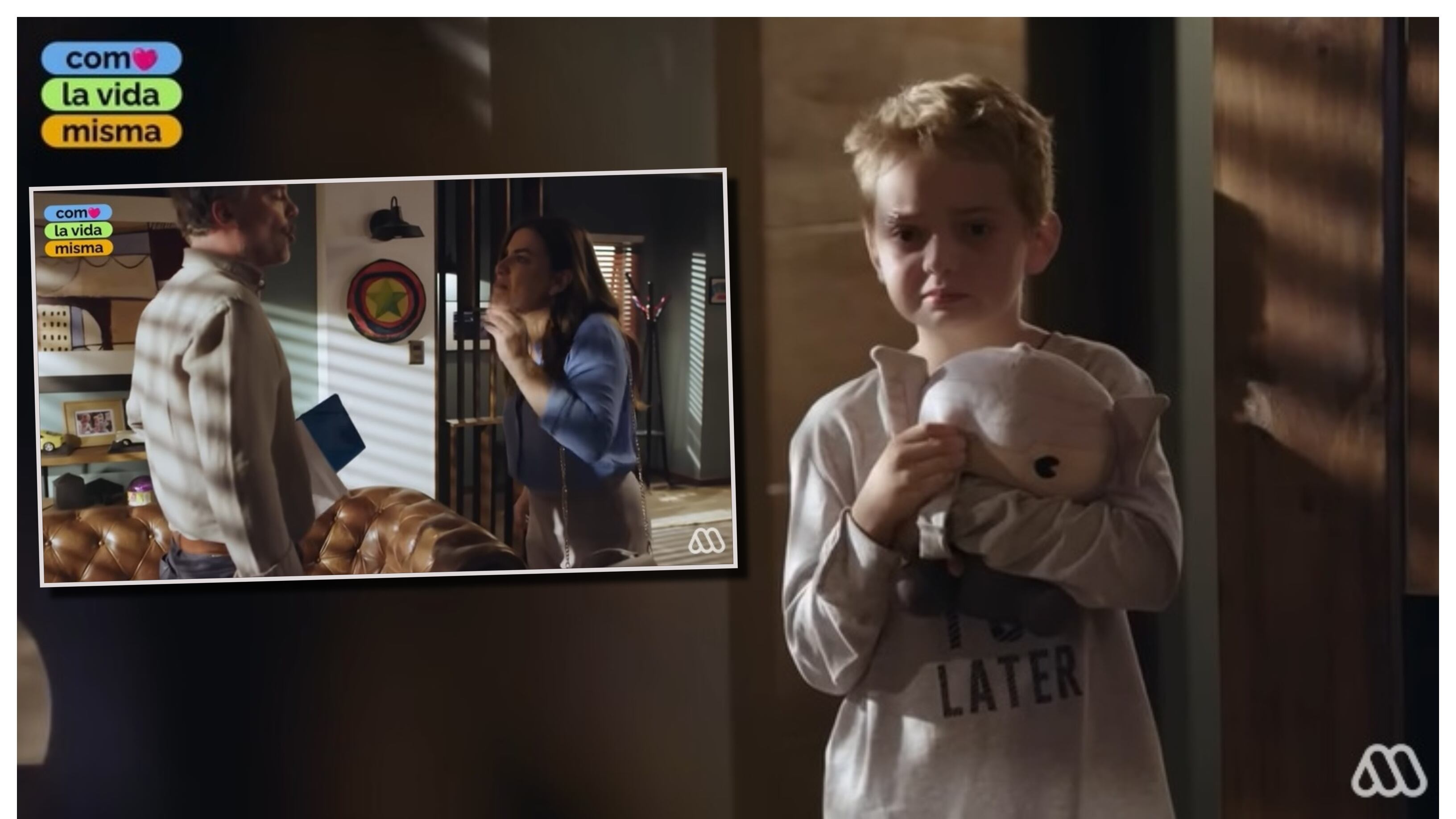 La madre de Alexander Tobar reveló que la escena en que su hijo aparece llorando tras una discusión entre Daniel Muñoz e Ingrid Cruz fue real.