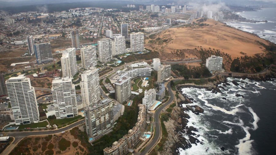 Vista aérea de Concón