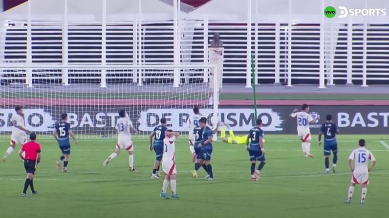 Roja Sub-20 versus Paraguay | Captura: DSports