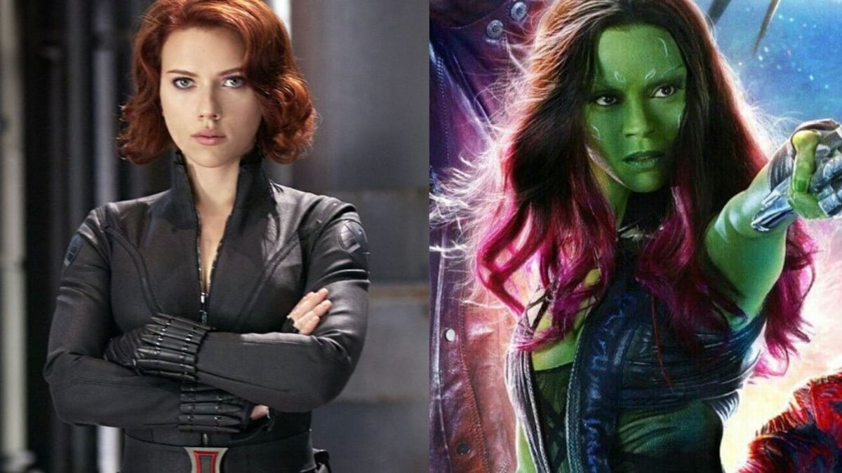 Las heroínas de los Avengers Zoe Saldana y Scarlett Johansson