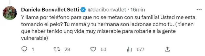 La concejal de Ñuñoa tuvo duras palabras para el ministro Giorgio Jackson y su familia luego de conocer de los mensajes que le habría escrito la autoridad pública al periodista Gonzalo Feito.