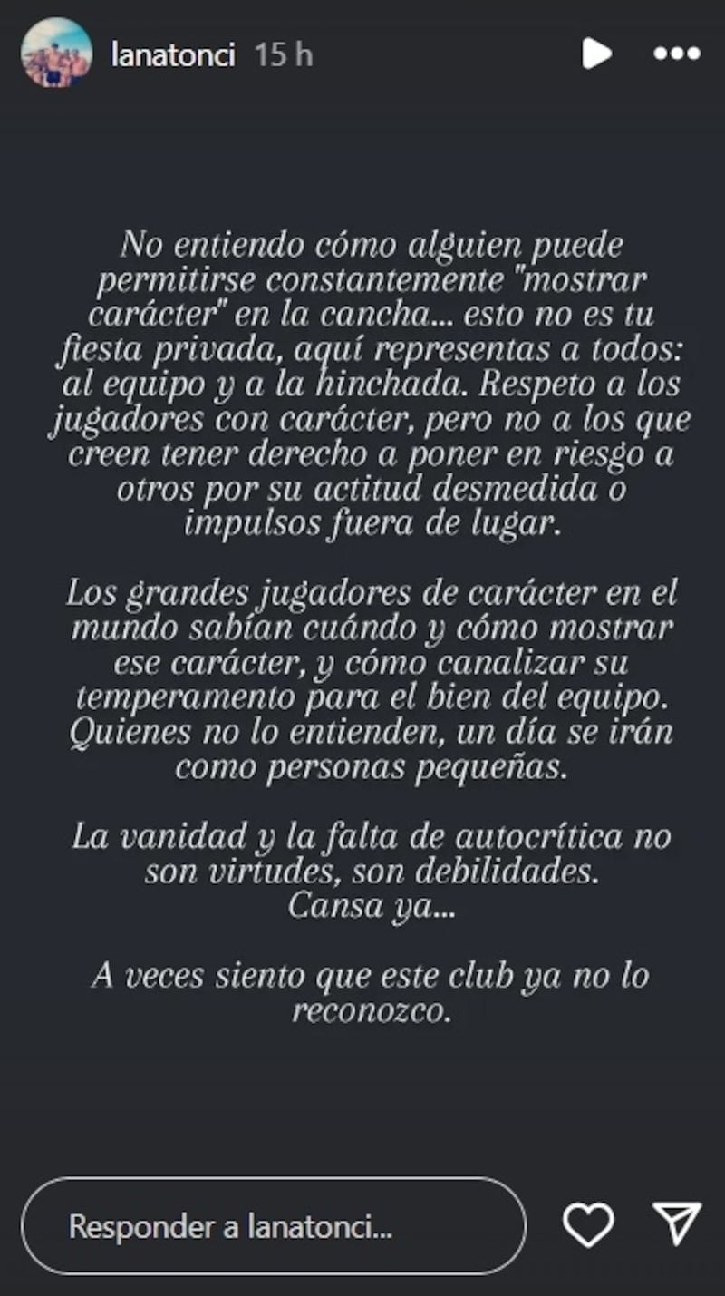 La hija del técnico campeón de Copa Libertadores con Colo Colo (1991) cuestionó a Vidal tras su expulsión en la derrota con Audax Italiano.