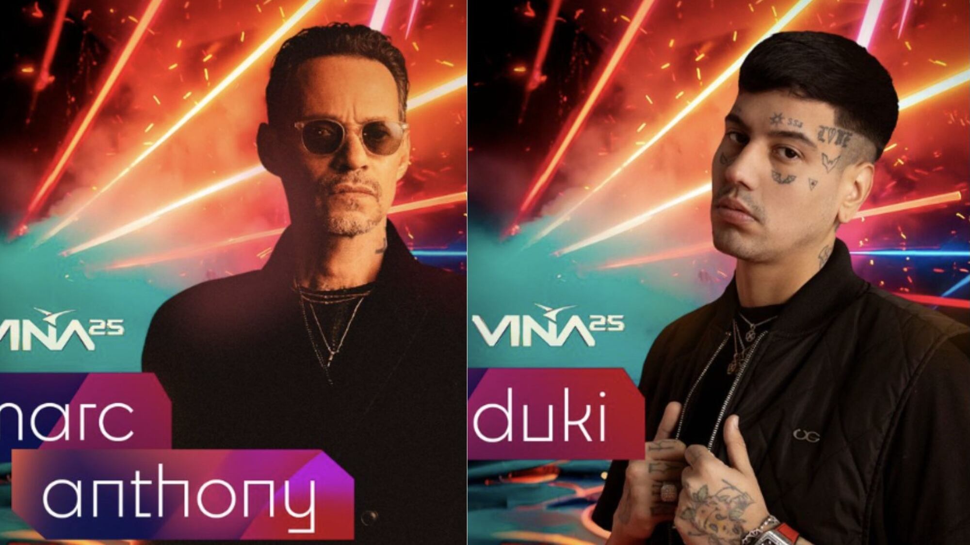 Desde Marc Anthony a Duki: Revelan los primeros artistas confimados para el Festival de Viña 2025