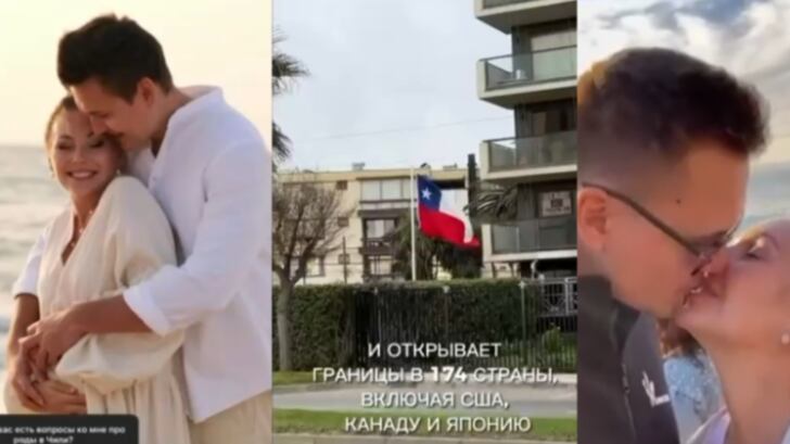 Pareja rusa viajó 30 para tener a su bebé en Chile