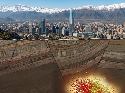 ¿Peligro bajo Santiago? Estudio revela clúster sísmico persistente en la Región Metropolitana
