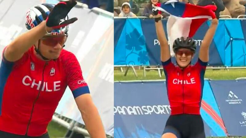 Los hermanos Vidaurre se lucen en Santiago 2023: Martín y Catalina le entregan las primeras medallas a Chile