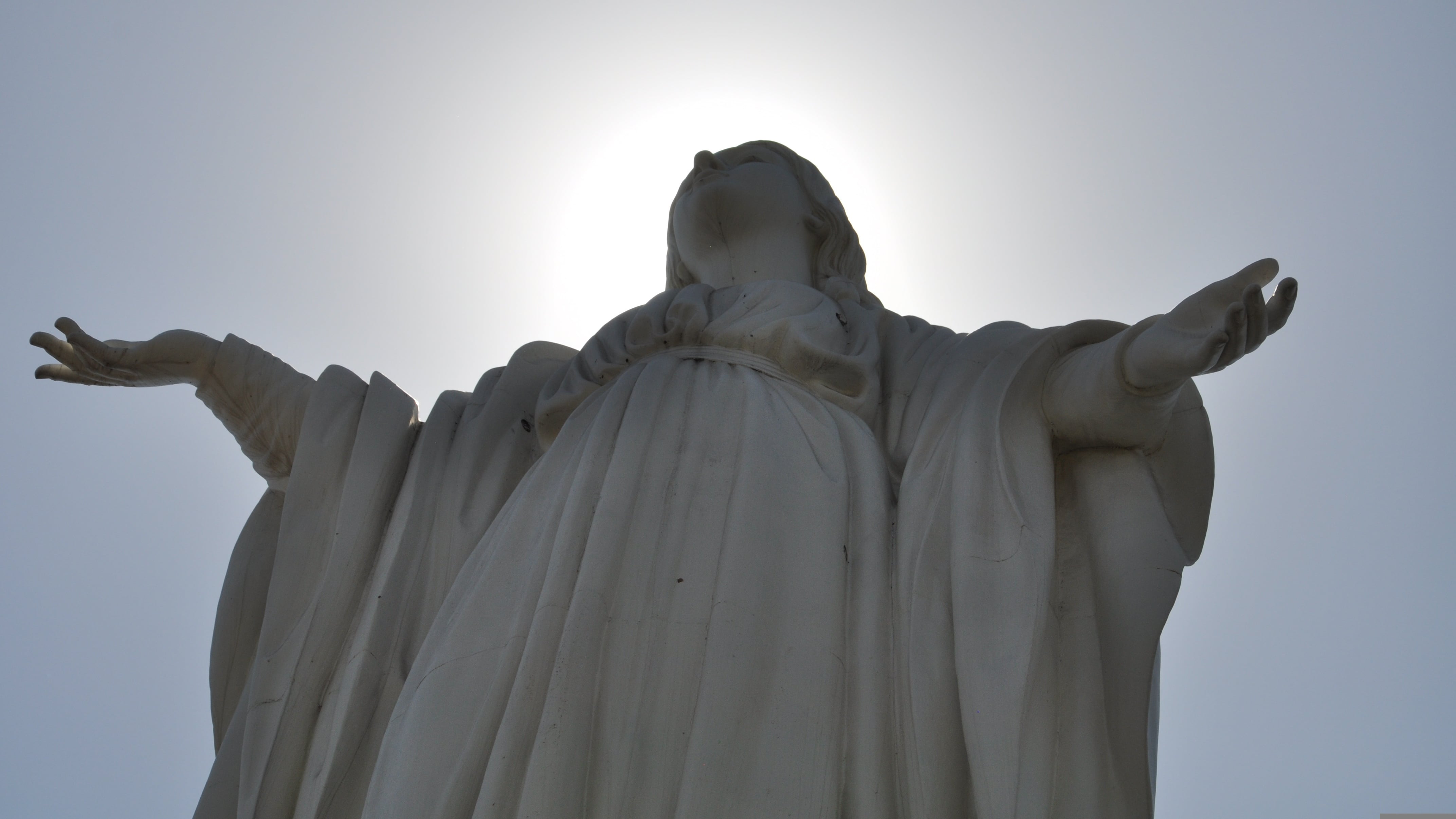 Chile. Virgen cerro San Cristóbal