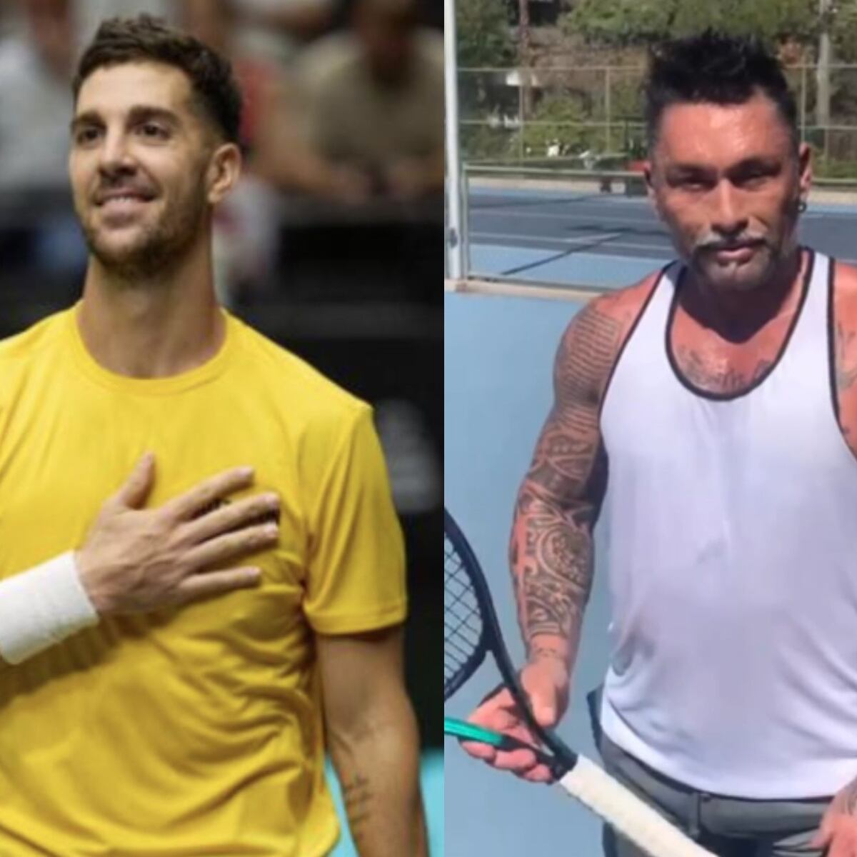Tenista australiano se ríe del look de Marcelo Ríos Tenista australiano se ríe del look de Marcelo Ríos