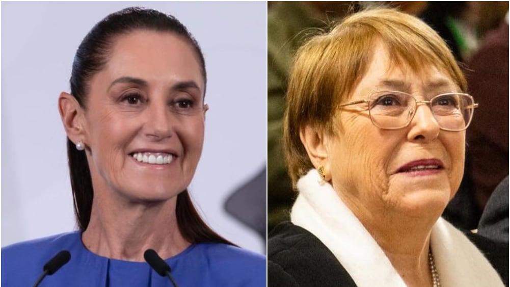 La presidenta de México, Claudia Sheinbaum, mantiene el apoyo a Michelle Bachelet para la ONU
