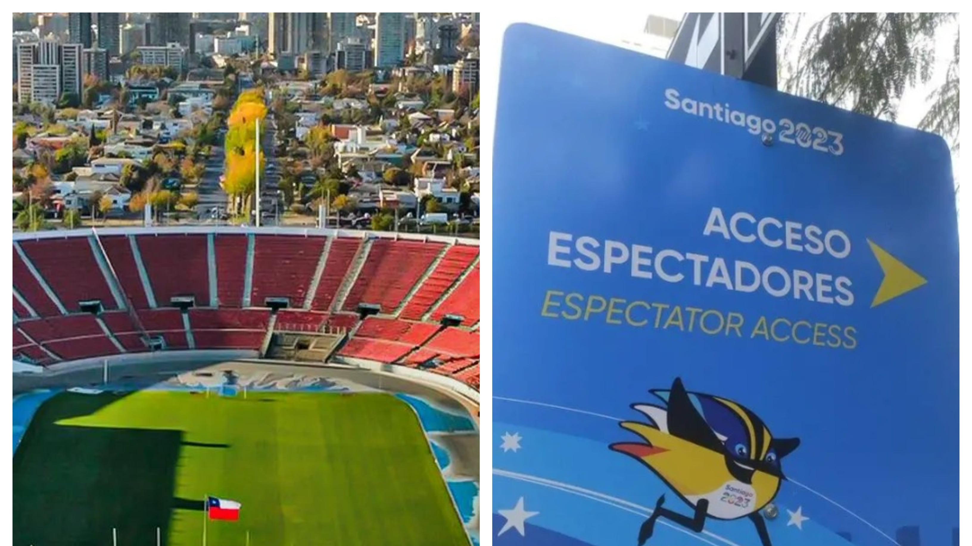 Este martes se revelaron imágenes de los errores de traducción en algunos carteles de señalización de los Juegos Panamericanos Santiago 2023.