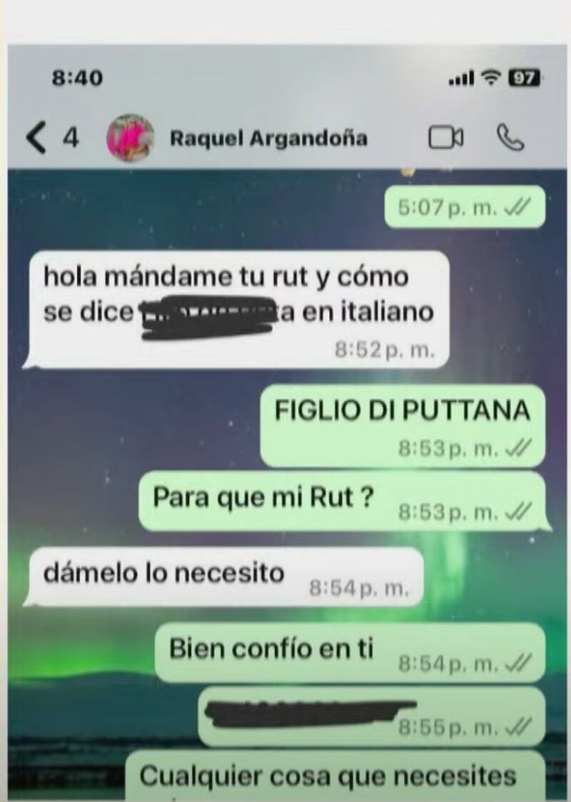 Conversación de Francesca Franzese con Raquel Argandoña | Captura: Zona Latina