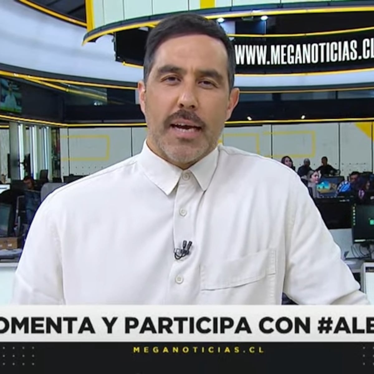 Claudio Bravo sorprende en conducción de Meganoticias Claudio Bravo sorprende en conducción de Meganoticias