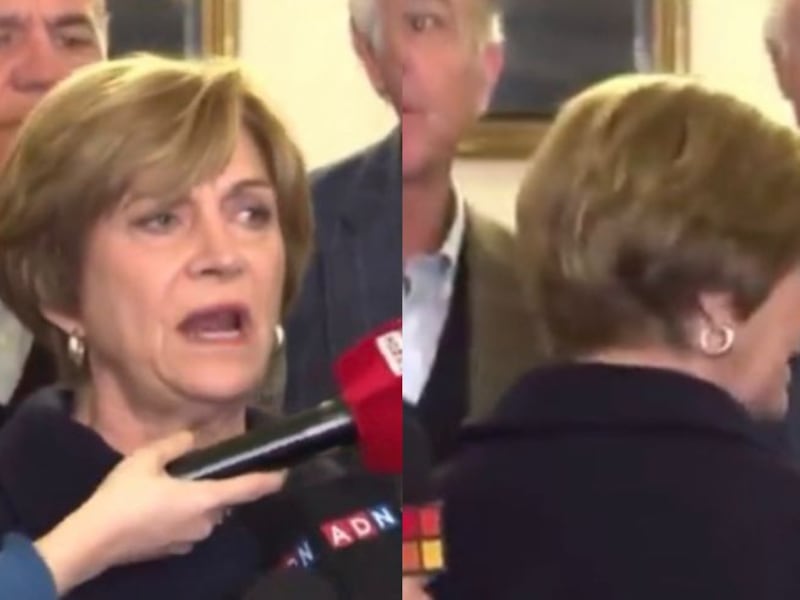 “¡BASTA!”: Evelyn Matthei perdió la paciencia con periodistas tras ser consultada por su desplome en las encuestas