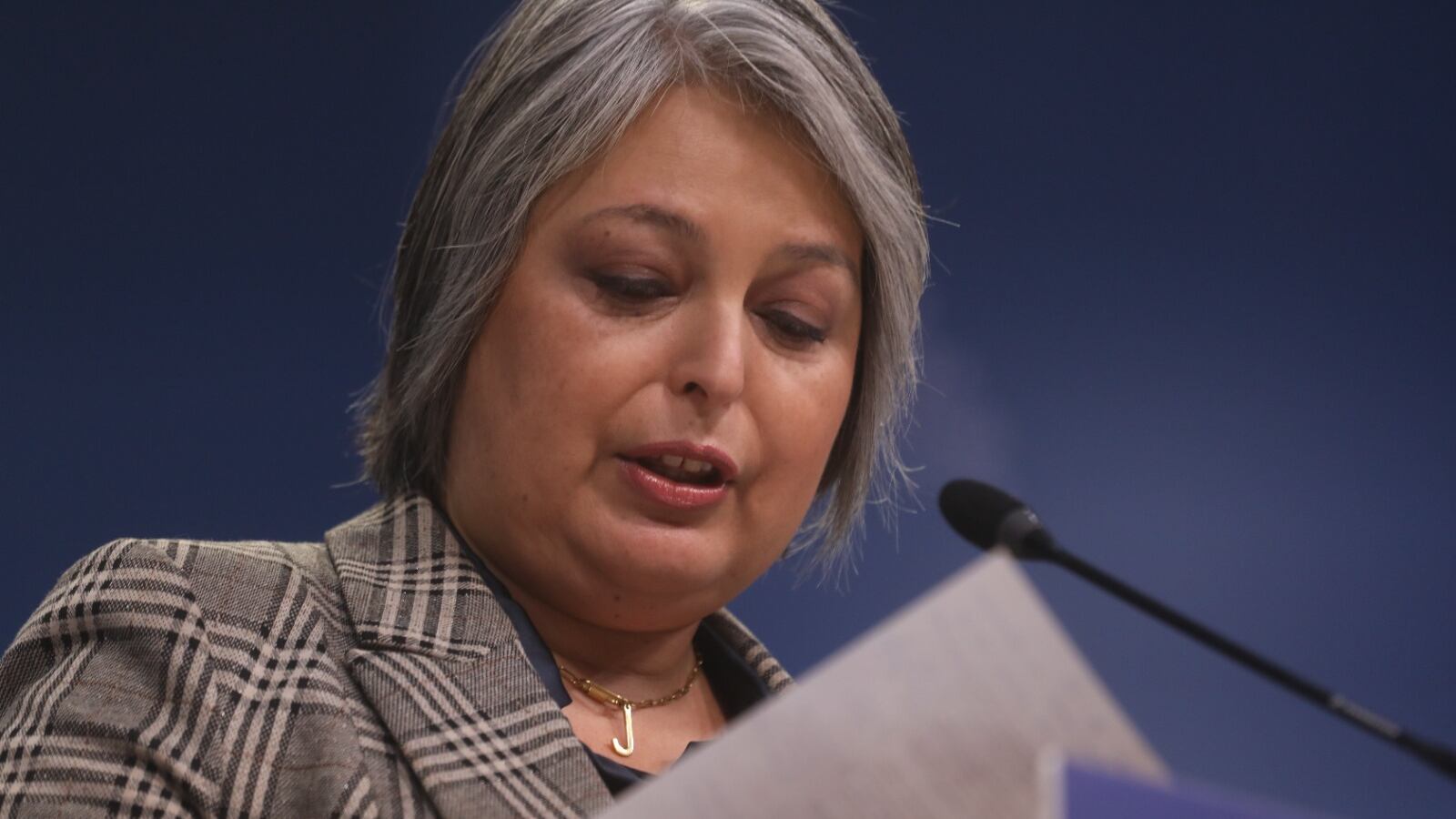 Jeannette Jara, ministra del Trabajo, expuso sobre la minuta de la AFP. / AGENCIAUNO