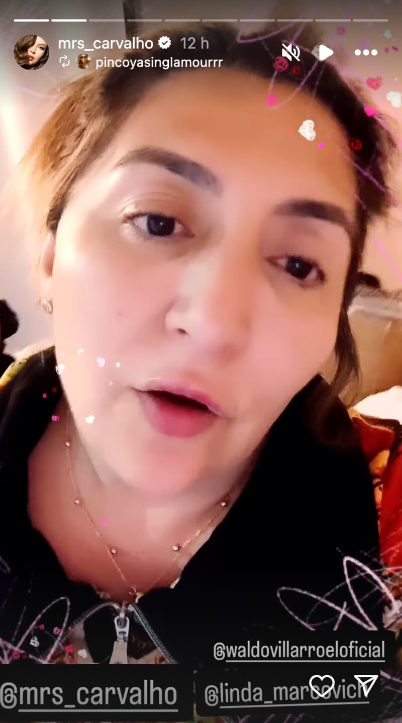Historias en apoyo a Michelle Carvalho | Captura: Instagram
