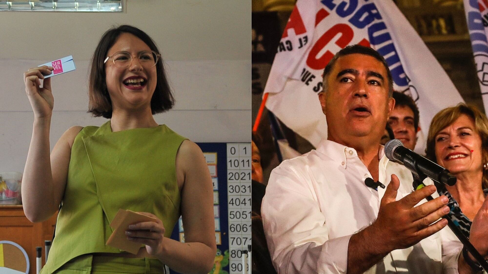 Mario Desbordes e Irací Hassler | Agencia Uno