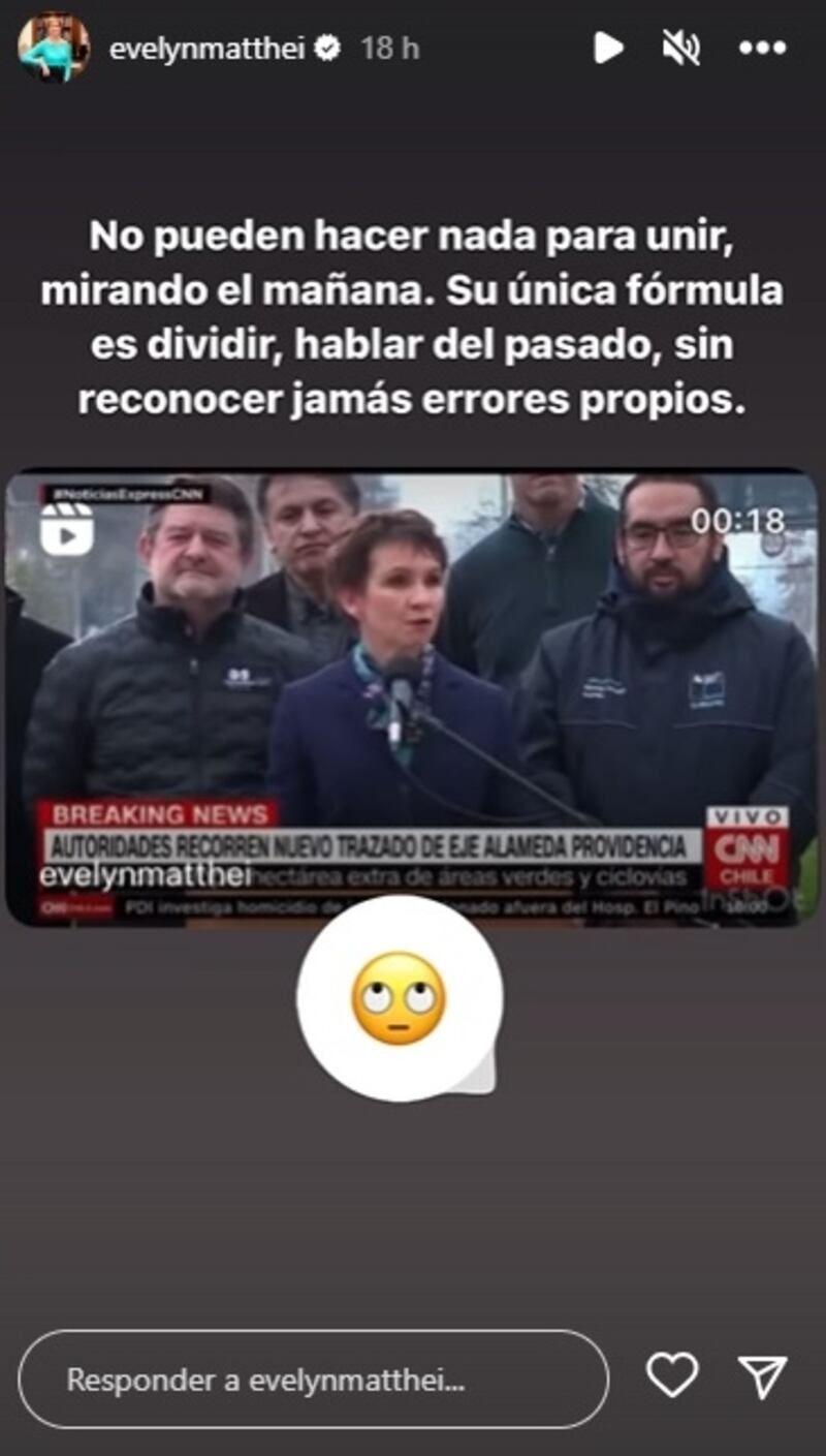 La alcaldesa de Providencia advirtió a las autoridades de Gobierno que como jefa comunal no autorizará que se haga algún monumento en homenaje a los incidentes del 18-O en la nueva Plaza Italia.