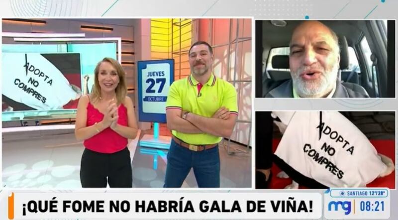 El concejal Carlos Williams le confirmó a Karen Doggenweiler y José Antonio Neme que la Gala fue retirado del contrato del Festival de Viña con los canales TVN y 13.