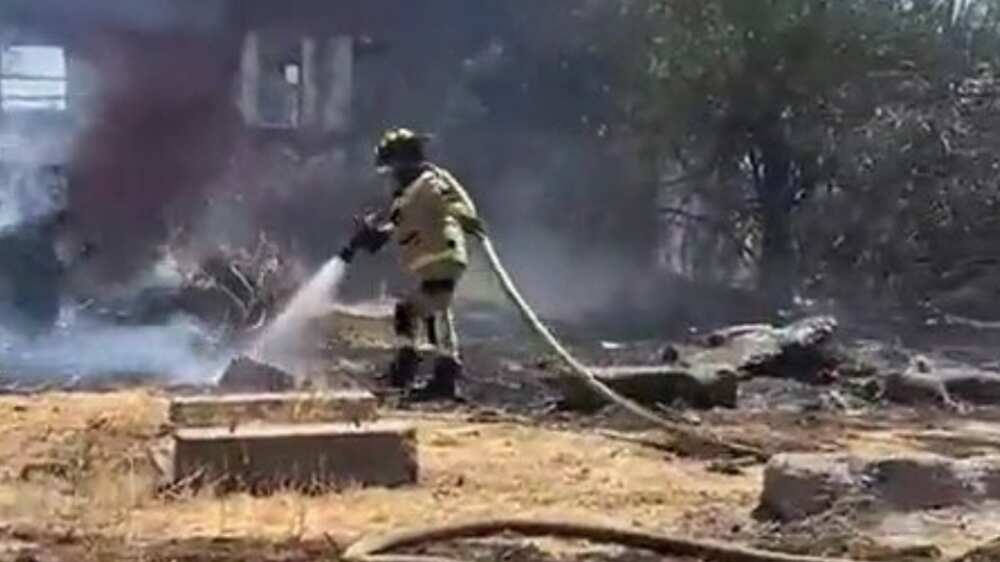 Incendio en el Hospital Psiquiátrico El Peral | Fuente: Twitter