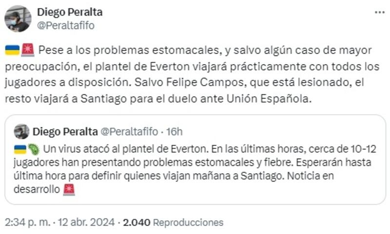 Los futbolistas viñamarinos fueron afectados por un virus que les provocó dolores estomacales y fiebre en la previa al duelo frente a Unión Española, en el estadio Santa Laura.