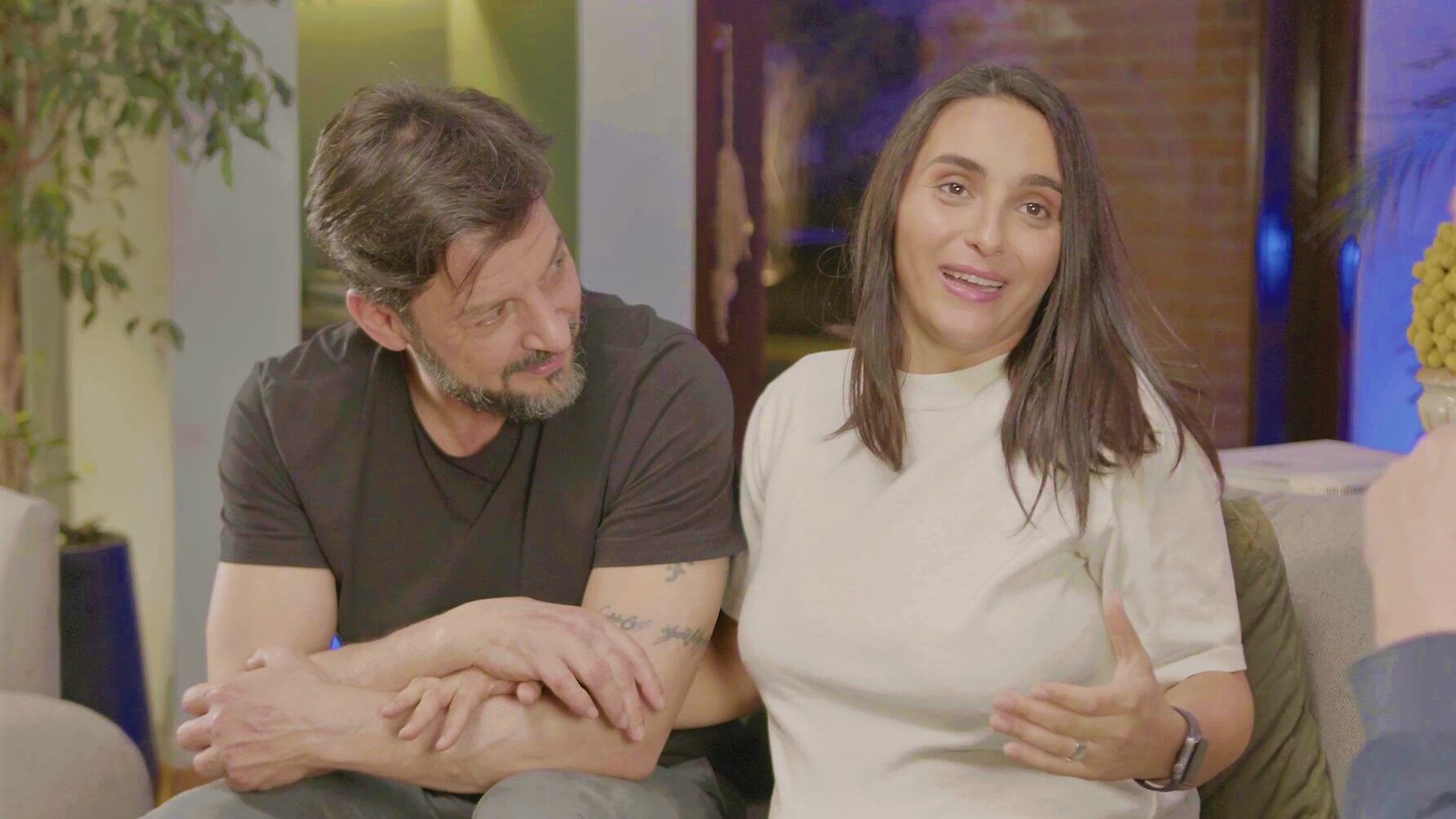 Rafael Cavada y Fiorella en “De tú a tú” | Cortesía: Canal 13