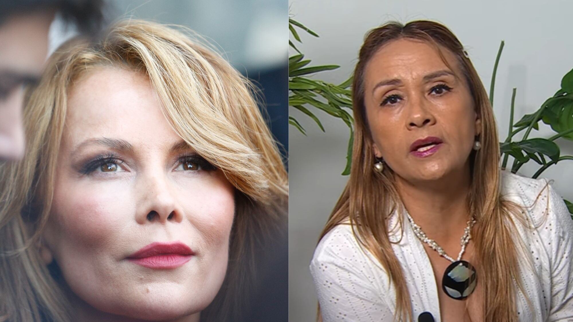 Giovanna Nogales (CHV) y Cathy Barriga (Agencia Uno)