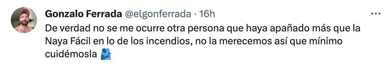 Comentarios sobre Naya Fácil | Fuente: X