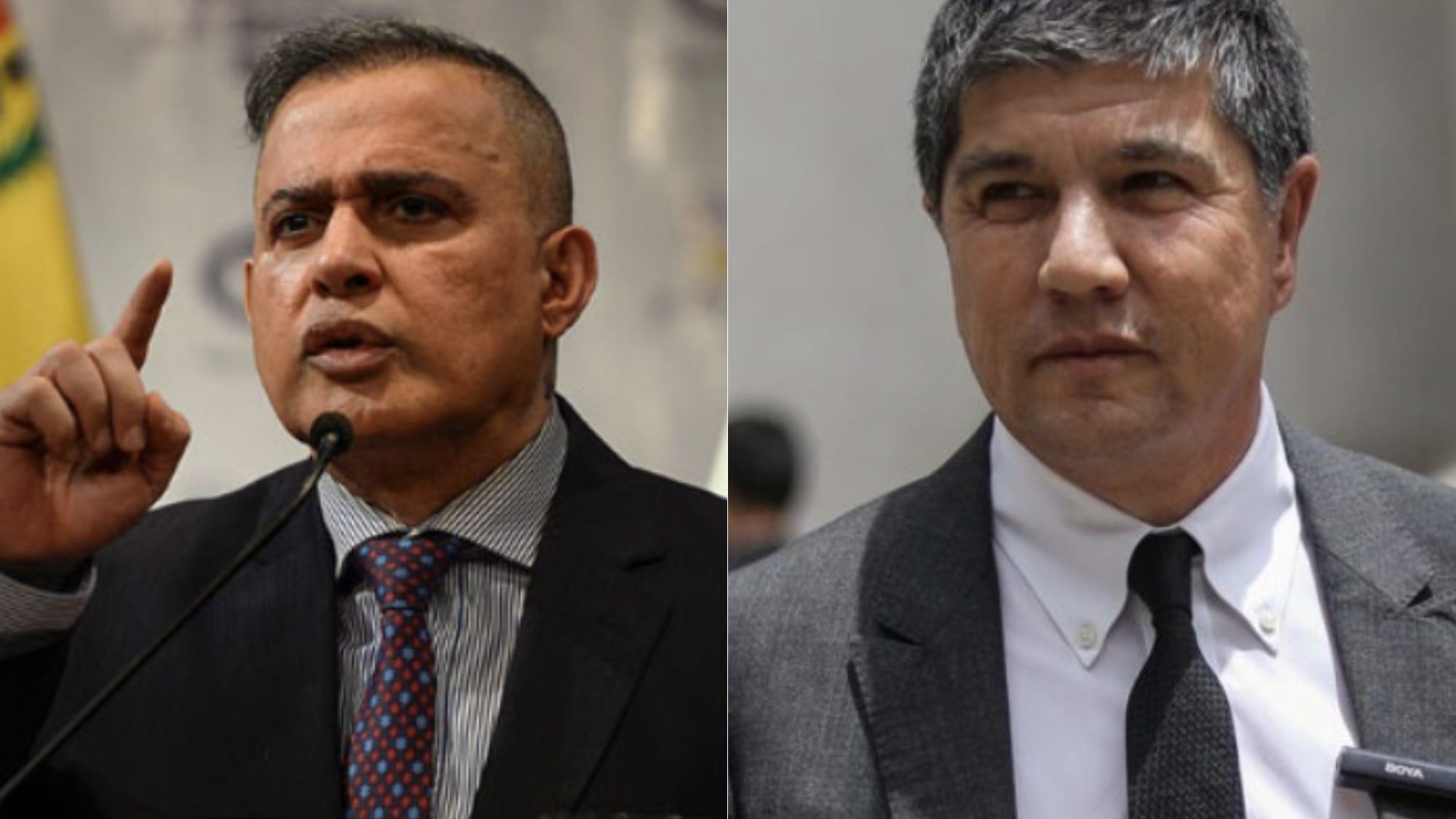 Tarek William Saab y Manuel Monsalve | Agencia UNO