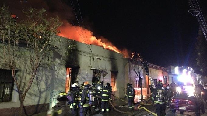 Incendio en San Felipe.