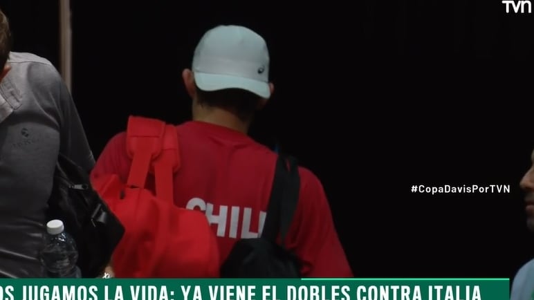 El número uno de Chile perdió ante el italiano Sonego y entregó la serie de Copa Davis al representativo europeo.