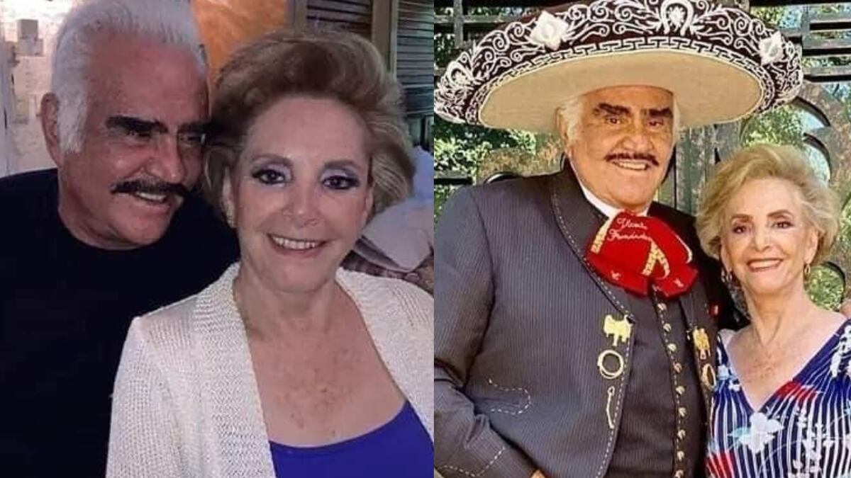 Vicente Fernández y Doña Cuquita