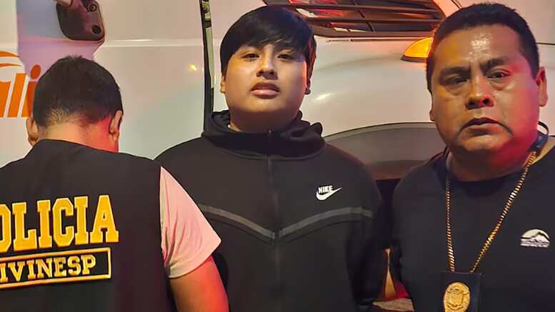 Agentes antidrogas de Perú detuvieron a Tony Janzen Valverde, alias “Pequeño J”