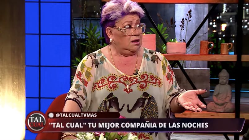 Paty Maldonado en "Tal Cual" | Captura: YouTube