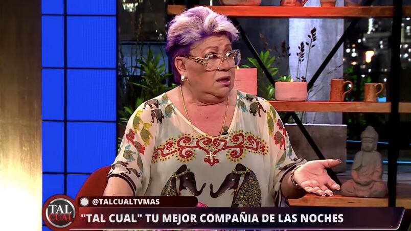Paty Maldonado en "Tal Cual" | Captura: YouTube