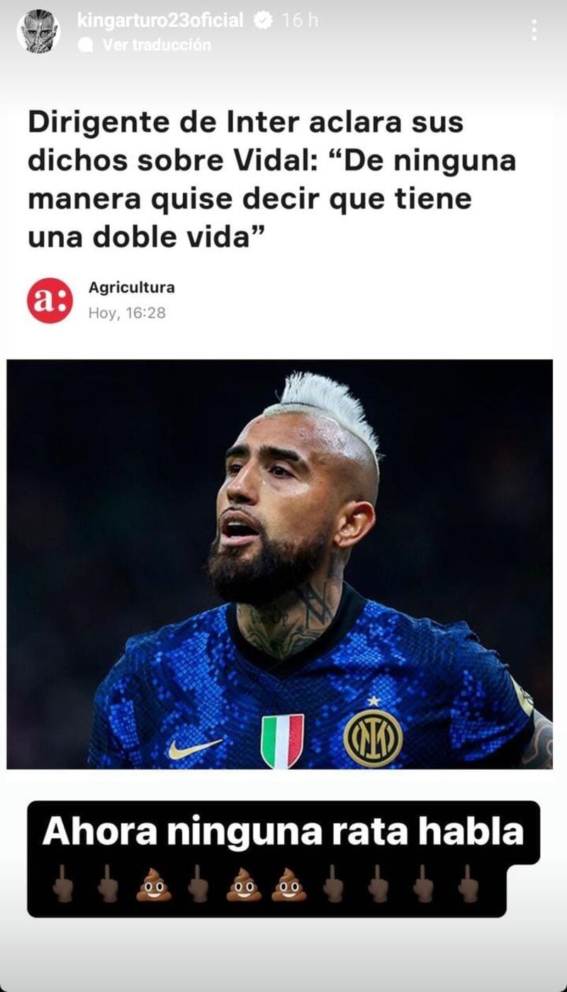 Una de las historias de Arturo Vidal