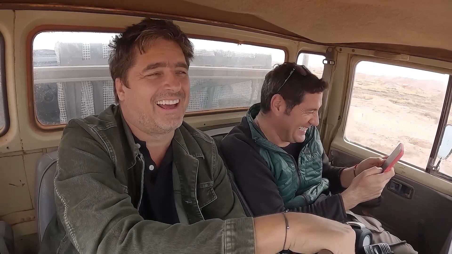 Jorge Zabaleta y Pancho Saavedra en Socios por el mundo | Gentileza: Canal 13